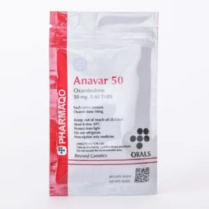 Pharmaqo Labs Anavar 50 50mg x 60 tablets pack
