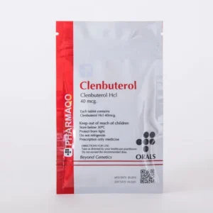 Pharmaqo Labs Clenbuterol 40mg tablets bottle with 100 tabs