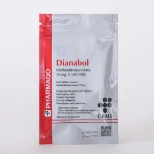 Pharmaqo Labs Dianabol 100 tabs x 10mg oral steroid product box