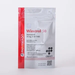 Pharmaqo Labs Winstrol 50 60 tabs x 50mg stanozolol product box