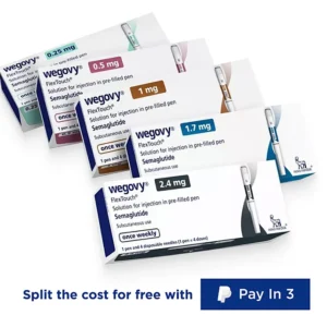 Wegovy (semaglutide) 0.25 mg weight loss injection pen