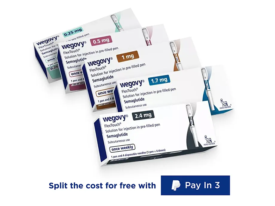 Wegovy (semaglutide) 0.25 mg weight loss injection pen