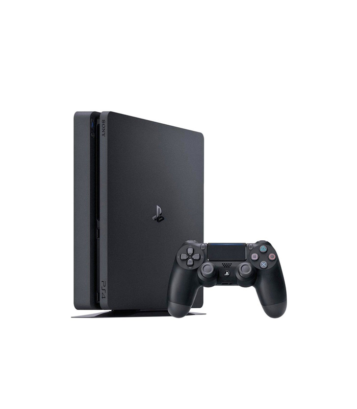 PlayStation 4 Slim console with DualShock 4 controller