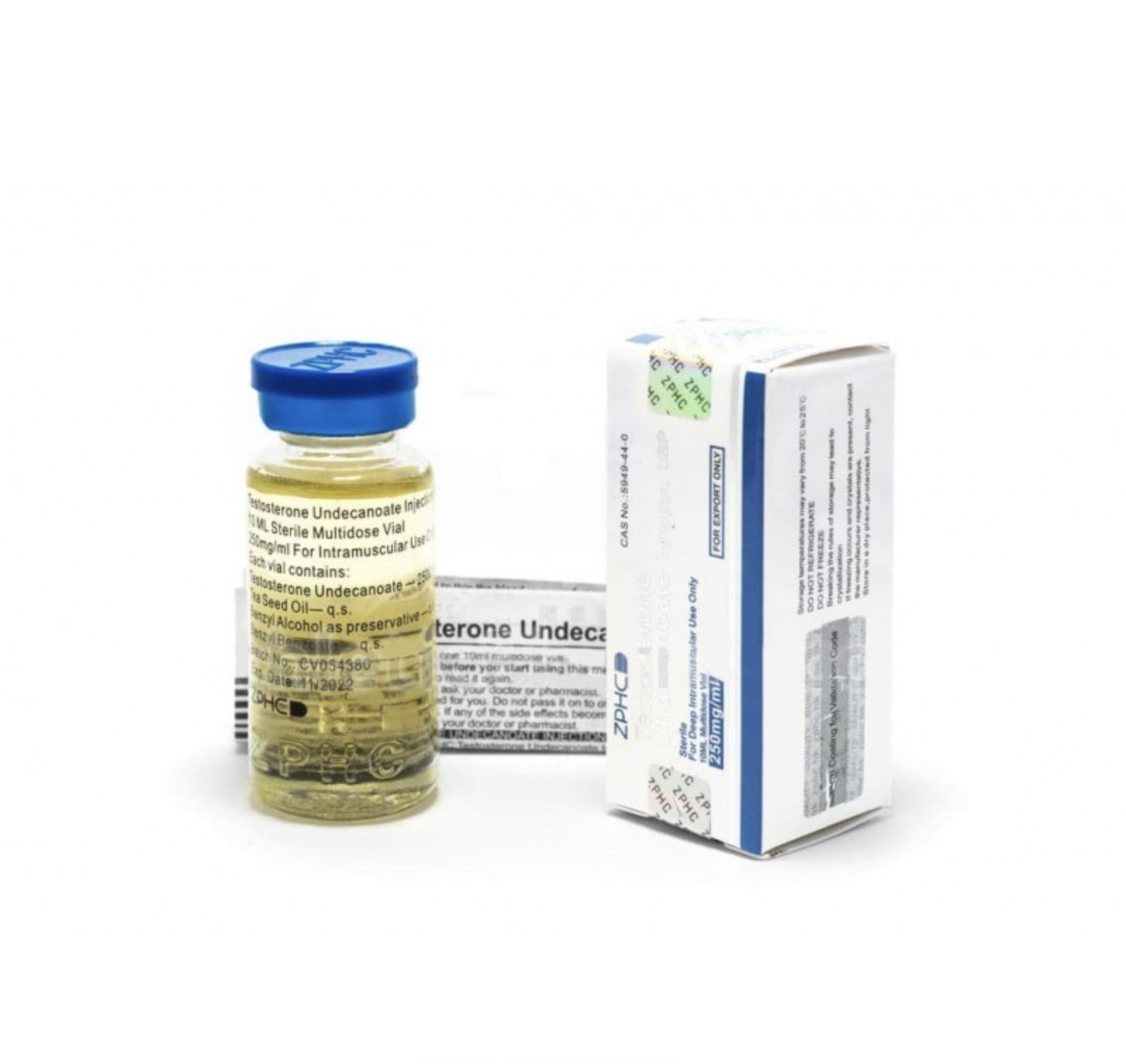 ZPHC Testosterone Undecanoate 250mg/ml 10ml vial