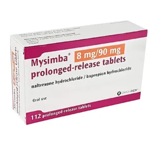 Mysimba tablets for weight loss in UK packaging