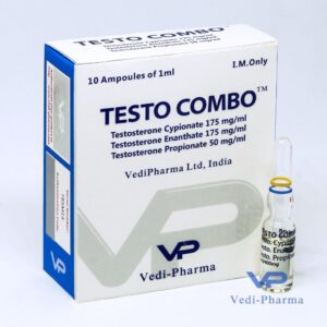 Vedi Pharma Testo Combo 400mg oil-based testosterone ester blend vial for IM injection