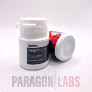 Winstrol 10 Paragon Labs Stanozolol 10mg tablets box and tablets